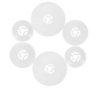 HOMOCONO 6pcs Capuchons de Bobine en Plastique Blanc pour Machine à Coudre et Broderie, Installation Simple, Taille Petite à Grosse, Usage Domestique et Commercial