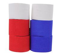 HOMOCONO 6pcs Rouleaux de Papier Crépon Rouge Facile à Suspendre et Personnalisable pour Décoration de Mariage et Loisirs Créatifs