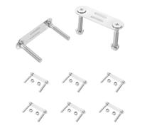HOMOCONO 8 Pièces Plaque de Support pour Patins à roulettes Quad 30mm, Lot | Acier Inoxydable, Fixation Sécurisée et Absorption des Chocs, Kit de Montage pour Événements D’équipe