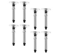 HOMOCONO 8pcs Pointes de Stylet Universelles pour Écrans Tactiles et Tablettes, Embouts en Métal et Silicone Ventouses, Haute Précision pour Écriture Fine