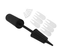 HOMOCONO Accessoire de Pompe à Air Étanche pour Ballon de Yoga en Plastique Compact avec 6 Bouchons et Extracteurs pour Entraînements Quotidiens en Famille