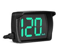 HOMOCONO Afficheur Tête Haute Hud Voiture Noir Compatible Large, Compteur de Vitesse Numérique Automatique Matériau Abs PC pour Tableau de Bord Automobile