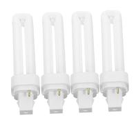 HOMOCONO Ampoule Fluorescente Compacte 2u 2 Broches 13w Blanche à Économie D'énergie Led Plug-and-play Pour Éclairage Résidentiel Et Bureau Lot De 4