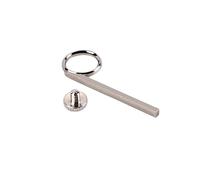 HOMOCONO Anneau de Traction de Trompette en Métal Argenté 2pcs, Bague Coulissante de Rechange Facile à Utiliser pour Cornet et Trompette, Accessoire pour Amateurs