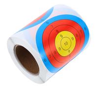 HOMOCONO Autocollants 76mm Cibles Fluorescentes Papier Adhésif Phosphorescent Rouleau de 1 pour Entraînement Tir pour Tir Intérieur et Extérieur