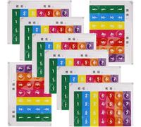 HOMOCONO Autocollants pour Flûte de Pan 8pcs Faciles à Déchirer et Coller, Accessoires pour Débutants, Stickers Colorés pour Entraînement Musical