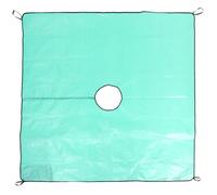 HOMOCONO Bâche de Jardin Résistante à Perforation Imperméable en Pp avec Trou Central de 30cm , Résistante la Perforation, pour L'élagage des Arbres Nettoyage du Jardin