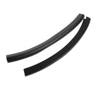 HOMOCONO Bande de Protection pour Skateboard Accessoires de Skateboard 1 Pair Acier Silicone Noir Protection de Bord Anti-Collision pour Skateboard et Surfboard Autocollante Facile à
