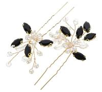 HOMOCONO Bâtonnets à Cheveux de Style Chinois en Alliage de Zinc et Perles, Épingles Décoratives pour Cheveux Bouclés, Accessoire Élégant pour Mariage et Fête