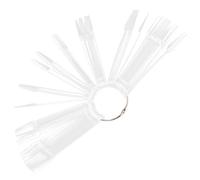 HOMOCONO Bâtonnets de Présentation pour Affichage Facile en Plastique pour Vernis à Portable 100pcs, Équipement de Salon de Manucure Usage Personnel ou Salons