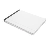 HOMOCONO Bloc-notes Juridique Papier Blanc Épais à Lignes Larges A4 4 Pièces, Solution Portable pour Écriture et Croquis, pour Étudiants et Bureau