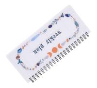 HOMOCONO Bloc-Notes Multifonction Compact à Spirale Planificateur Hebdomadaire Détachable pour Étudiants et Enseignants, Accessoire Pratique pour Organisation Académique