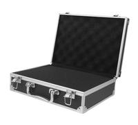 HOMOCONO Boîte à Outils Portable Aluminium avec Rembourrage Éponge Malette De Rangement Multifonction pour Documents Et Outils Idéale pour Professionnels Déplacement