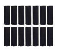 HOMOCONO Boîte à Rouge à Lèvres en Carton Noir 50pcs pour Protéger Baume à Lèvres Design Élégant pour Décorer Votre Pièce ou Voyager