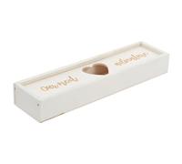 HOMOCONO Boîte Bois Pour Test De Grossesse Avec Couvercle Coffret Souvenir Élégant Pour Annonce Célébrations De Grossesse