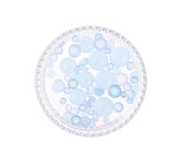 HOMOCONO Boîte de Décorations D'ongles Multifonctionnelles 1 Pièce, Perles Jelly Effet Sirène et Bulles, Décoration Créative pour Nail Art, Accessoires Pratiques pour Manucure et Festival