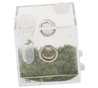 HOMOCONO boîte d'élevage d'araignées sauteuses Reptile Habitat de Tarentule enclos d'insectes Enceinte Petit récipient d'insecte Accessoires pour Habitat d'araignée sauteuse Acrylique