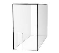 HOMOCONO Boîte Transparente pour Console De Jeu Boîte De Protection Et Rangement Design Acrylique Résistant avec Fentes Latérales pour Câbles