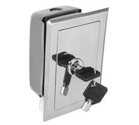 HOMOCONO Boîtier de Commande Verrou de Volet Roulant Électrique Métallique Encastré Serrure à Clé 2 Clés Incluses Installation Facile pour Volets Électriques