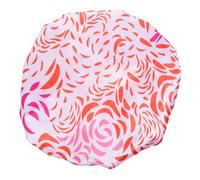 HOMOCONO Bonnet De Réutilisable Satin Élastique Pour Femmes Charlotte Imperméable à Double Couche Pour Bain Et Soins Capillaires Rayures