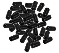 HOMOCONO Bouchons Verseurs Facile à Installer 50pcs en Caoutchouc Noir Stop Goutte Réutilisable pour Bouteille de Vin pour Bars et Aérateur de Vin