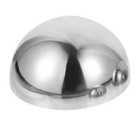 HOMOCONO Boule de Jardin Miroir Hémisphérique en Acier Inoxydable Argenté, Bille Creuse Réfléchissante Finition Polie, Décoration Chic pour Centre de Table ou Parterres de Fleurs
