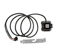 HOMOCONO Bouton d 39 Alimentation Externe pour Boîtier d 39 Ordinateur De Bureau Noir Double Port Audio