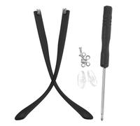 HOMOCONO Branches de Lunettes de Rechange Tr90 Noir, 1 Paire | Design, Surface Mate Résistante à L’usure, Pièces de Remplacement pour Réparation