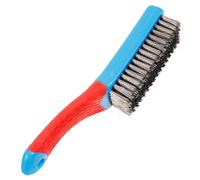 HOMOCONO Brosse Métallique en Silicone Antidérapant en Fil D'acier Inoxydable Brosse Robuste pour Nettoyage et Élimination Rouille Industrielle