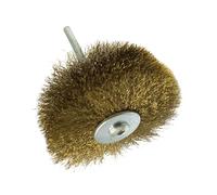 HOMOCONO Brosse Métallique Rotative pour Perceuse Roue Abrasive Fil Acier Cuivré Accessoire pour Polissage Nettoyage et Décapage des Surfaces Métalliques