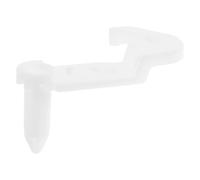 HOMOCONO Butée de loquet à charnière pour porte de réfrigérateur en plastique compatible avec Haier - Pièce de rechange pour support de porte de réfrigérateur - Loquet de retenue