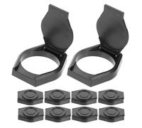 HOMOCONO Caches Universels Précise pour Webcam Lot de 10 en Plastique Noir Lentille pour Bureau et Usage Domestique
