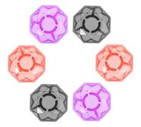 HOMOCONO Capuchons de Pédale Design Simple et Élégant pour Guitare Électrique 6pcs en Plastique Confortables pour Toutes Occasions