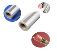 HOMOCONO Cellophane Transparent Mil pour Emballage Fleuriste Film Emballage Transparent Résistant pour Paniers Cadeaux Fleurs Artisanat et Protection Humidité et Saleté