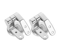 HOMOCONO Charnière de Siège de Toilette Réglable Fixations Robustes, Accessoires Complets pour Installation Rapide, Compatible Abattants Wc et Usage Familial