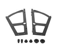 HOMOCONO Charnières en Plastique Noires pour Armoire à Chaussures 2pcs, Accessoires Flexibles et Économiseurs D'espace pour Tiroirs Couche, Cuisine et Salon