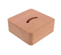 HOMOCONO Chausse-Pied Support de Base en Bois Rangement Sécurisé, Socle 9 X 9 X 3,5 CM, pour Placard, Entrée ou Couloir Domestique