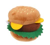 HOMOCONO Chien Résistant aux Morsures Design Mignon en Peluche Imitation Nourriture Haut-Parleur Intégré pour Jouer et S’Amuser, pour Chiots