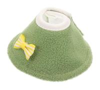 HOMOCONO Cône Soulage Les Blessure de Blessures la Douleur ou Protège Tour Anti-picage pour Vert en Polaire Douce Cou 8-9,5 Cm, Récupération Oiseaux Après Chirurgie