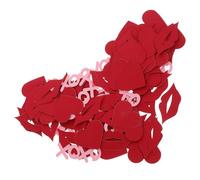 HOMOCONO Confettis d'amour en Papier pour Décoration de Table de Mariage et Fête, Formes Cœurs et Bouches, Accessoires Photo, Sachet Léger pour Lancer, Décorations Romantiques