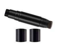 HOMOCONO Correcteur de Barbe Modelant Brosse Intégrée Grand Format Couleur Noire Bâton de Remplissage pour Barbe et Moustache Accessoire Portable pour Coiffage et Densification des Poils