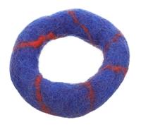 HOMOCONO Coussin de Bol Chantant Accessoire de Protection Solide Bouddhiste en Feutre de Laine Bleu pour Bol Tibétain, pour Contemplation et Relaxation