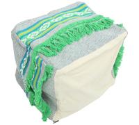 HOMOCONO Coussin pour Repose-Pieds en Coton et Lin, Housse Détachable et Résistante, Design Créatif et Compact, pour Maison et Boutique Couleur Aléatoire