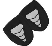 HOMOCONO Couvre-Chaussures Vélo Imperméables en Néoprène, Demi-Pied | Protection Coupe-vent et Anti-rayures, Taille Unique, Paire Noire pour Cyclisme Extérieur