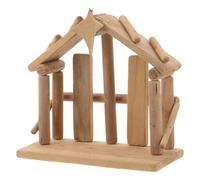 HOMOCONO Crèche en Bois de Noël, Scène la Naissance, Style Scandinave
