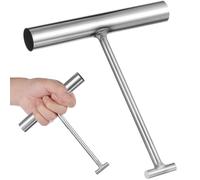 HOMOCONO Crochet Leve Plaque en Acier Inoxydable Surface Lisse et Facile à Utiliser pour Levage de Regard et Ouverture de Couvercle de Vidange