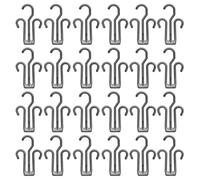 HOMOCONO Crochets de Séchage pour Chaussures en Plastique 24 Pièces Support Portable pour Vélos Stationnaires et Rangement Suspendu à Pantoufles pour Maison