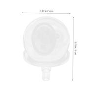 HOMOCONO Crystal Sphere Transparent Inner Carved Feng Shui Crystal Ball with Stand for Water Fountain Prosperity Wealth Decoration Indoor Outdoor