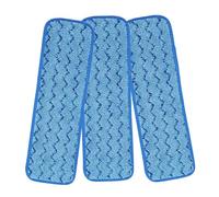 HOMOCONO De Vadrouille en Fibre Lavables Lot De 3 45x14cm Recharge De Tête De Balai à Franges Compatible Sols en Et Carrelage Accessoire De Nettoyage Solide pour Usage Domestique