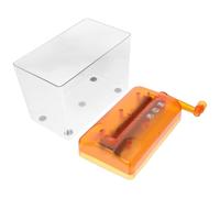 HOMOCONO Destructeur de Papier en Abs Manuel Compact et Léger Boîte de Rangement Interne Mini Machine à Découper Le Papier Privée pour Bureau et Maison